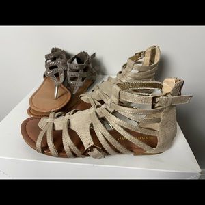 Gladiator Sandals x 2 - for price of 1
